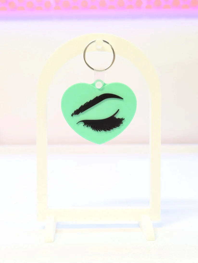 Lash/brow NFC Keychain