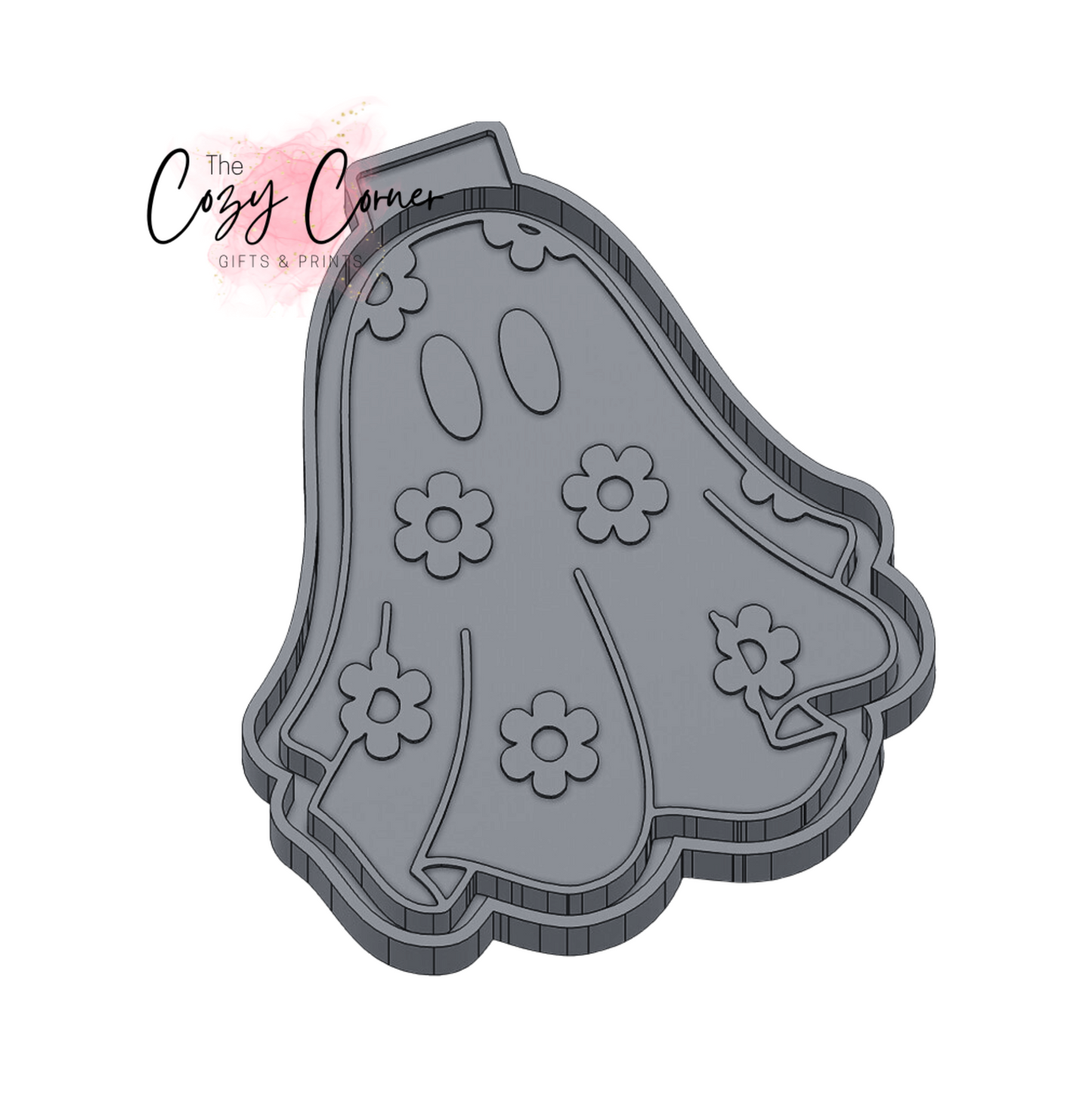 Flower Ghost Freshie Mold