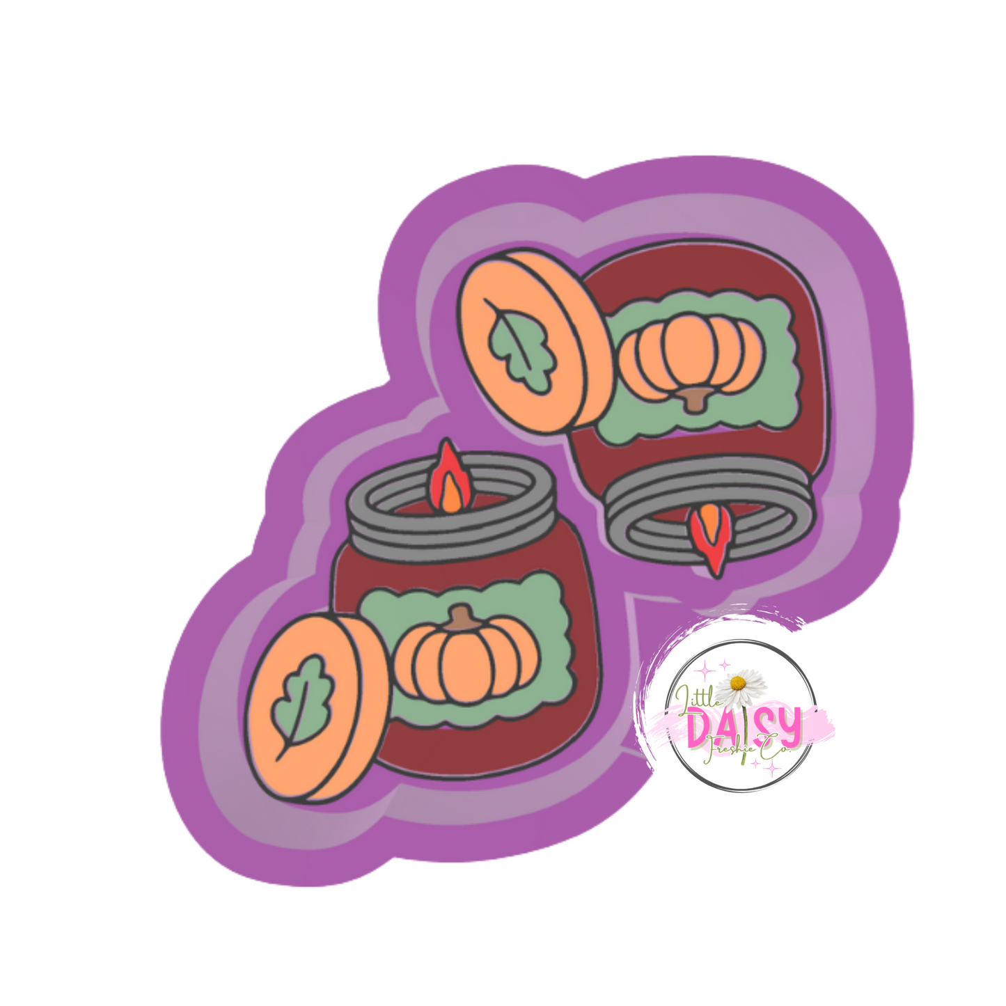 Fall candle vent clip Freshie mold
