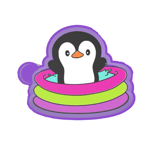 Summer Penguin Freshie Mold