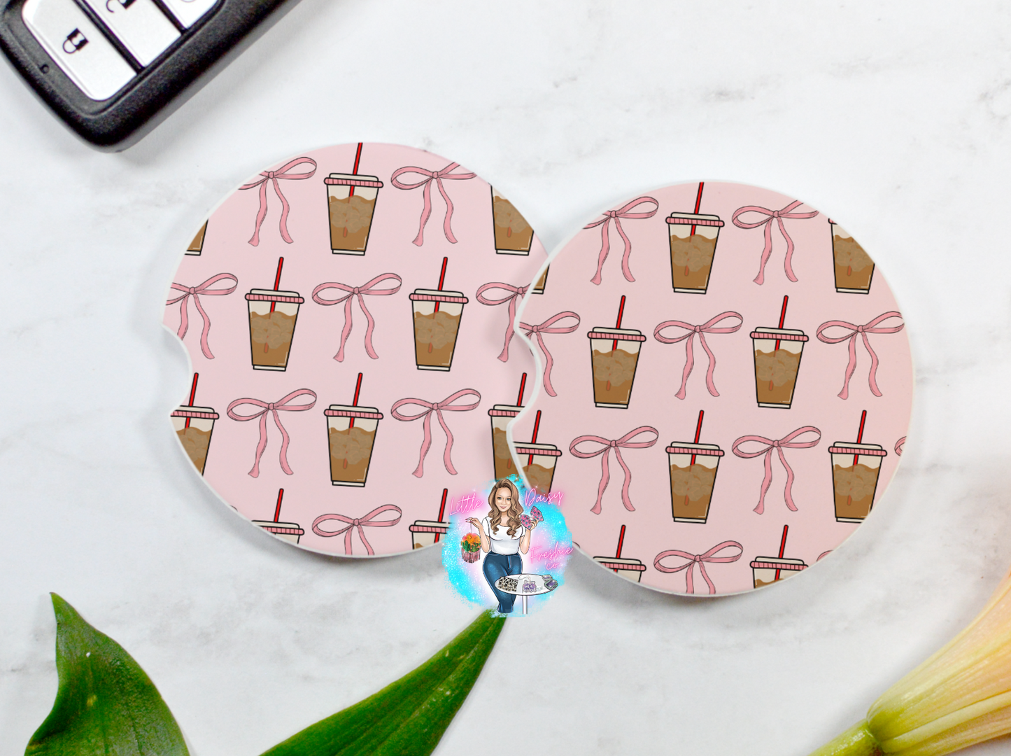 Ice Coffee Car Coasters