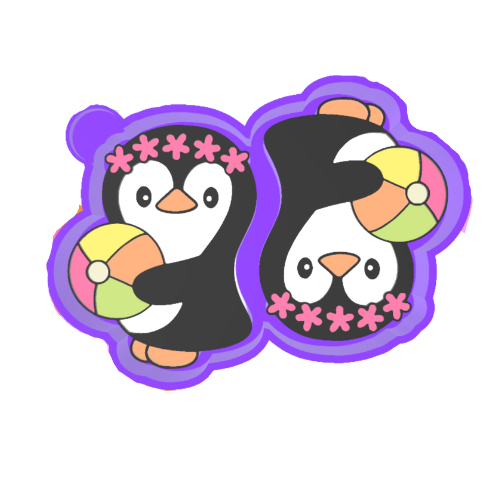Penguin vent clips Freshie Mold