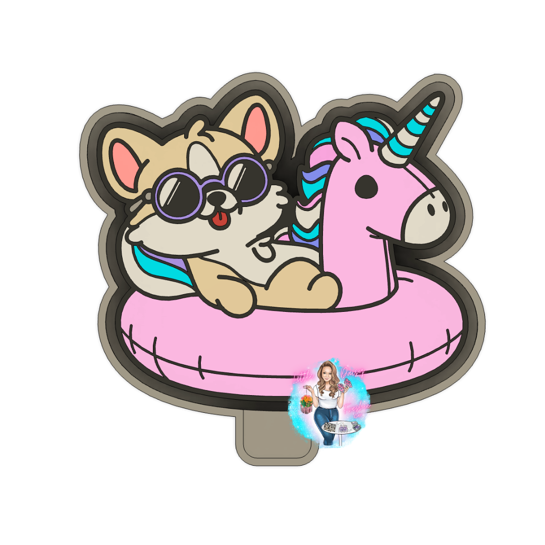 Corgi Floaty Freshie mold