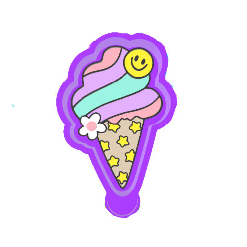 Ice Cream cone summer Freshie Mold
