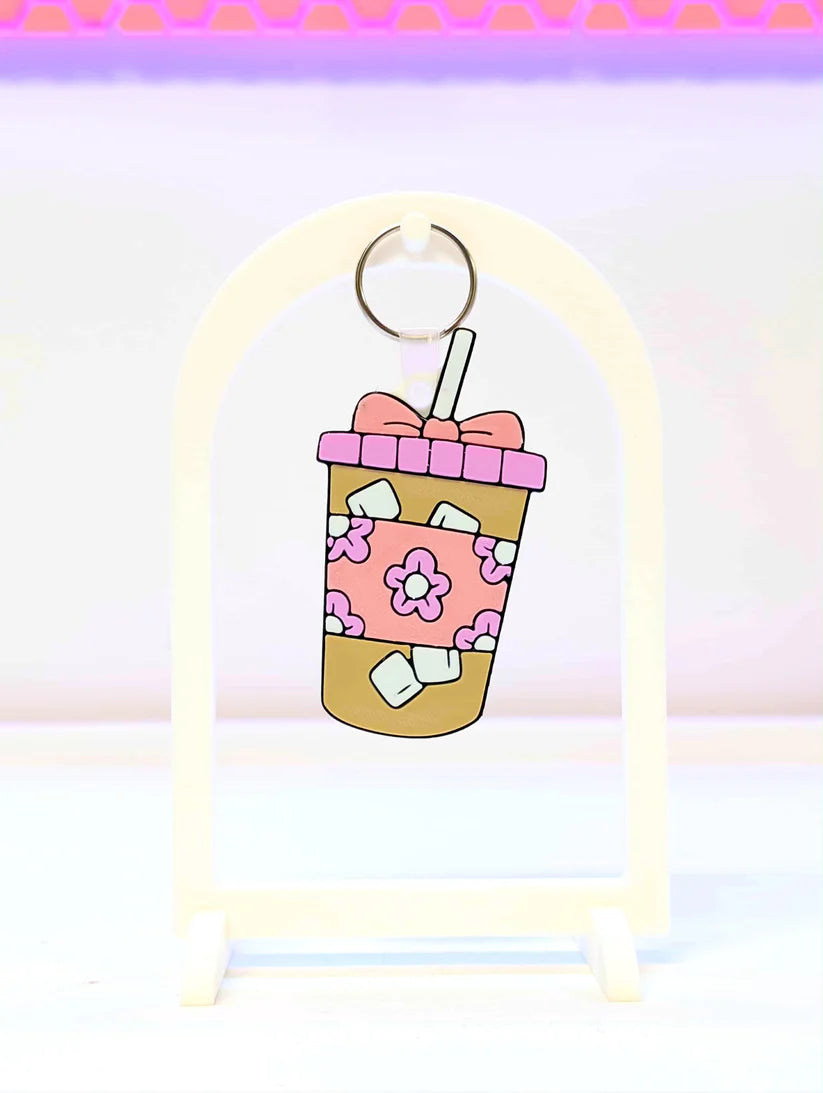 Ice Coffee NFC Keychain