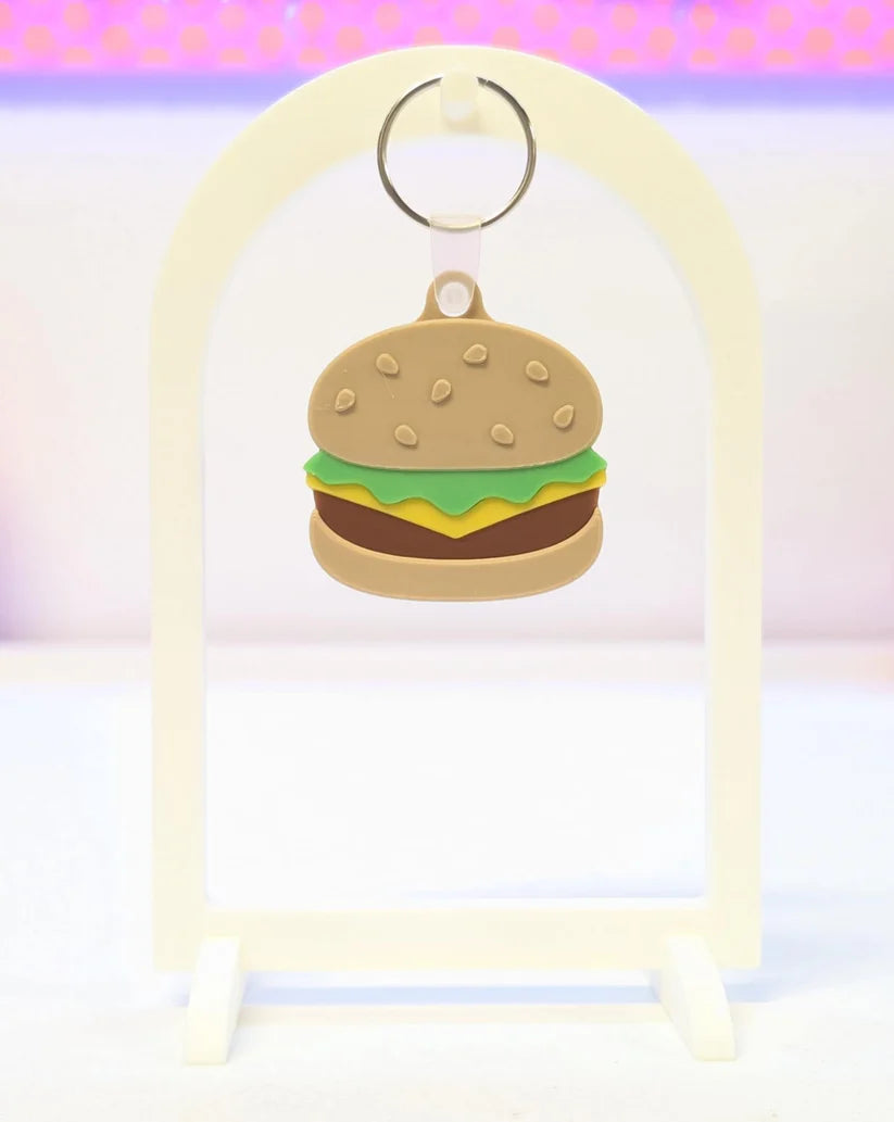 Hamburger NFC Keychain