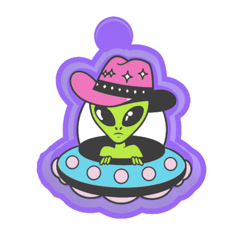 Cowboy Alien Freshie Mold