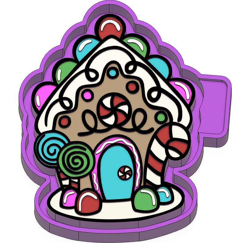 Gingerbread House freshie mold