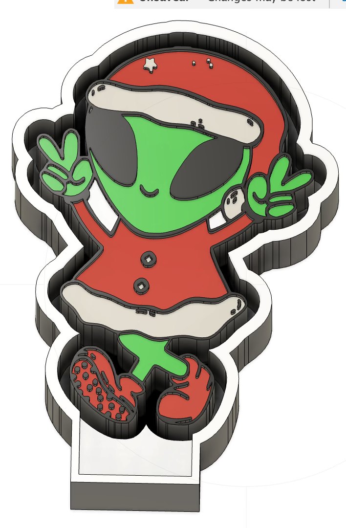 Alien Freshie Mold