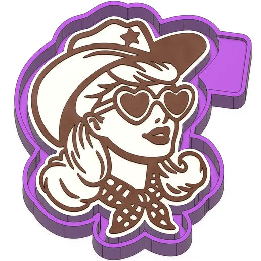 Cowgirl freshie Mold