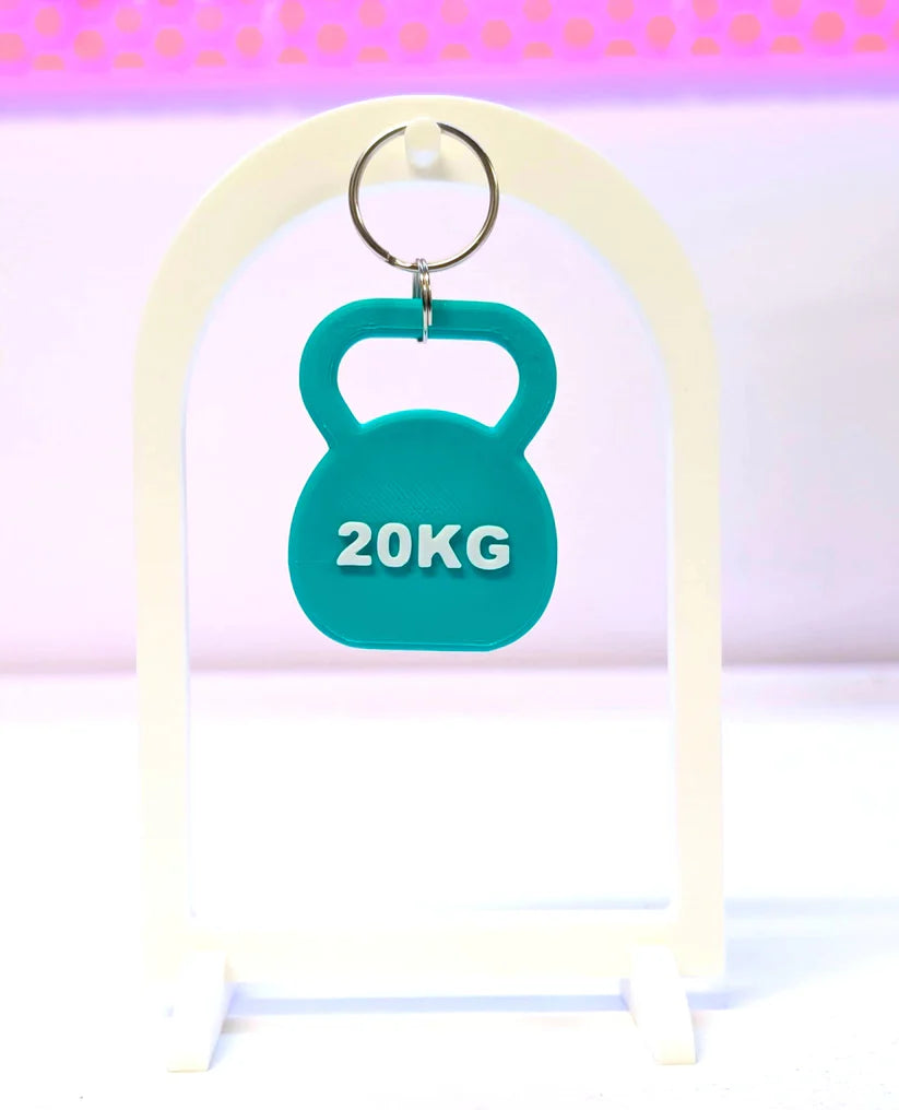 Kettlebell NFC Keychain