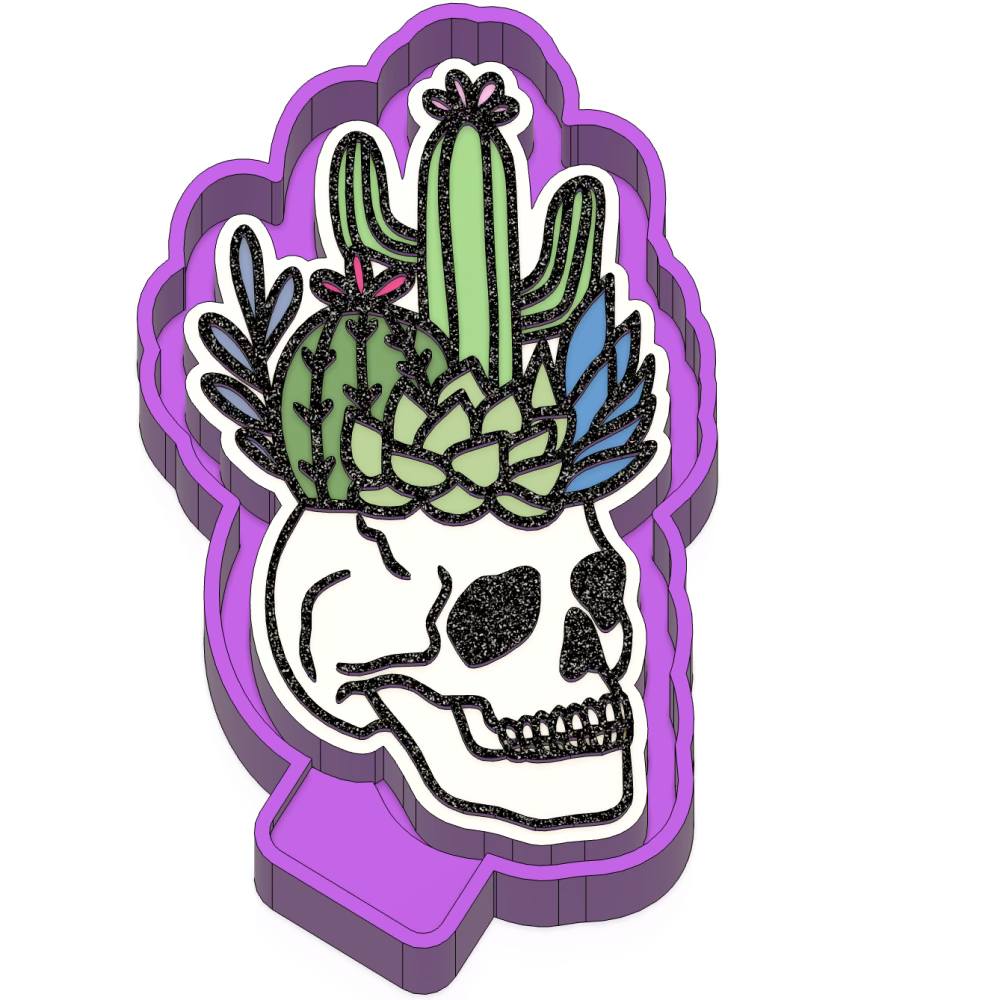Skull Freshie mold