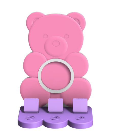 Gummy Bear Candy NFC Stand- 1 Frame/Circle- (Design your NFC stand- You Choose base type)