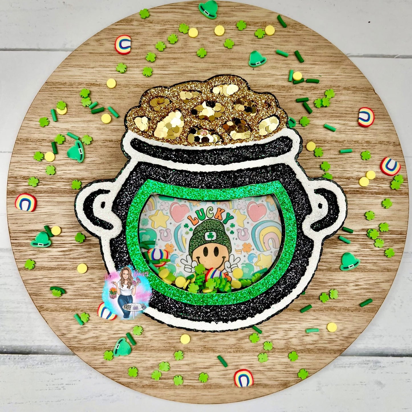 Pre cut Clear film for pot of gold Shaker