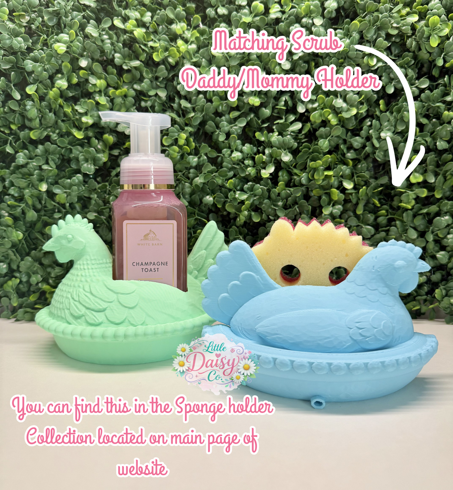 Hen BBW Foam Soap Dispenser Holder