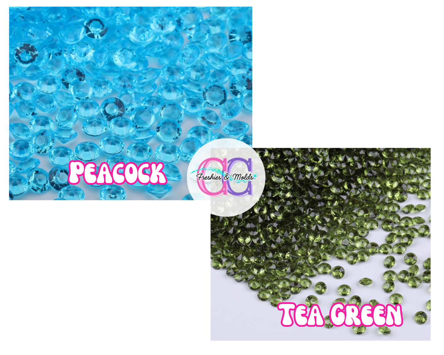 Mini Sparkle Gems Freshie Shaker Filler