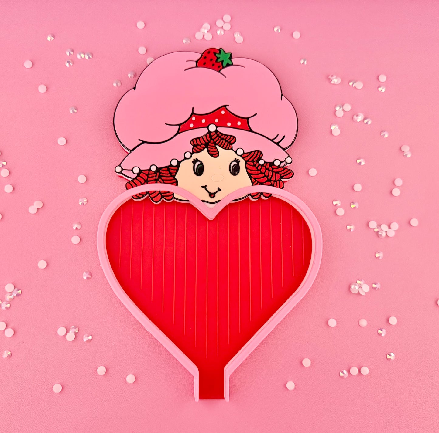 Strawberry Rhinestone Tray