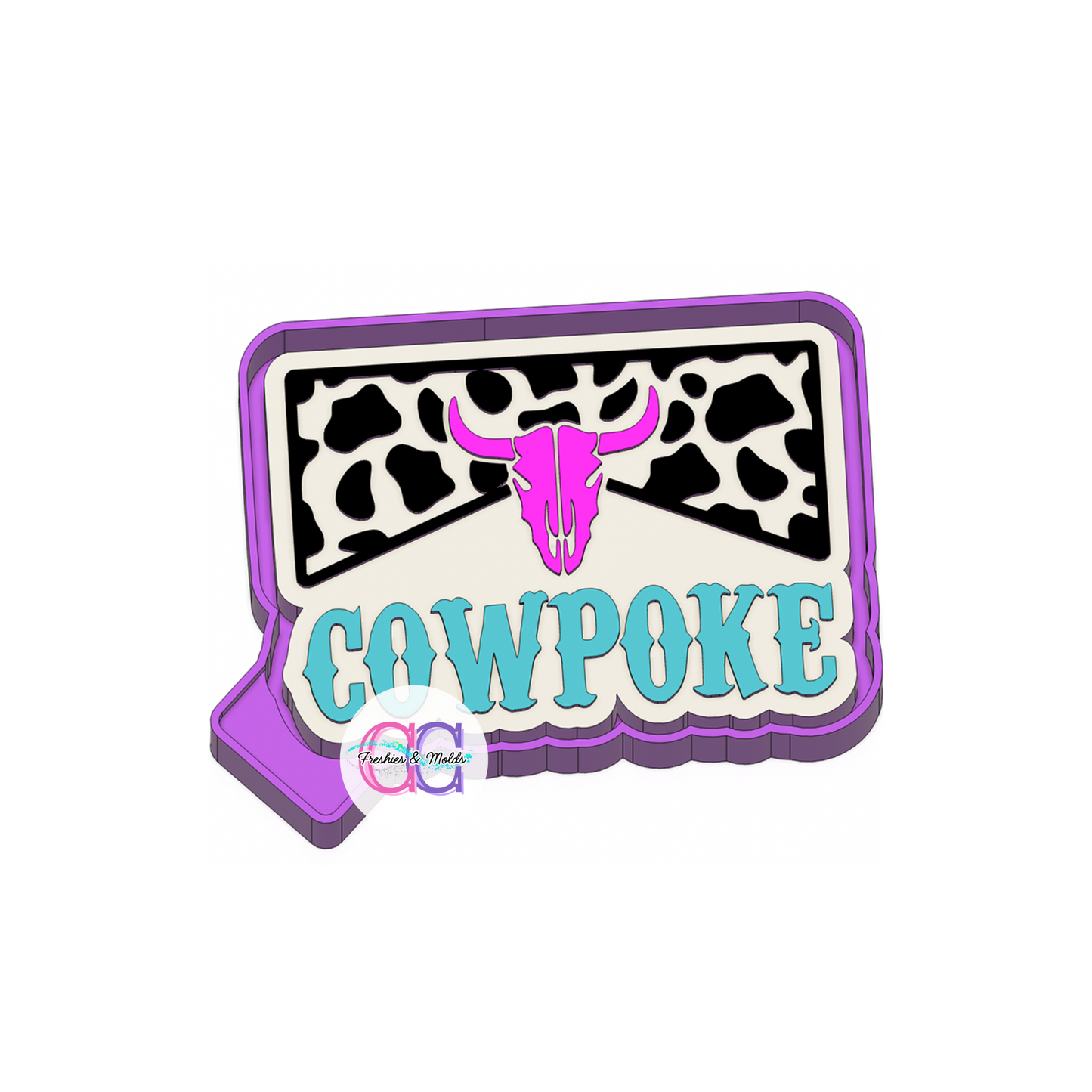 Cowpoke Freshie Mold