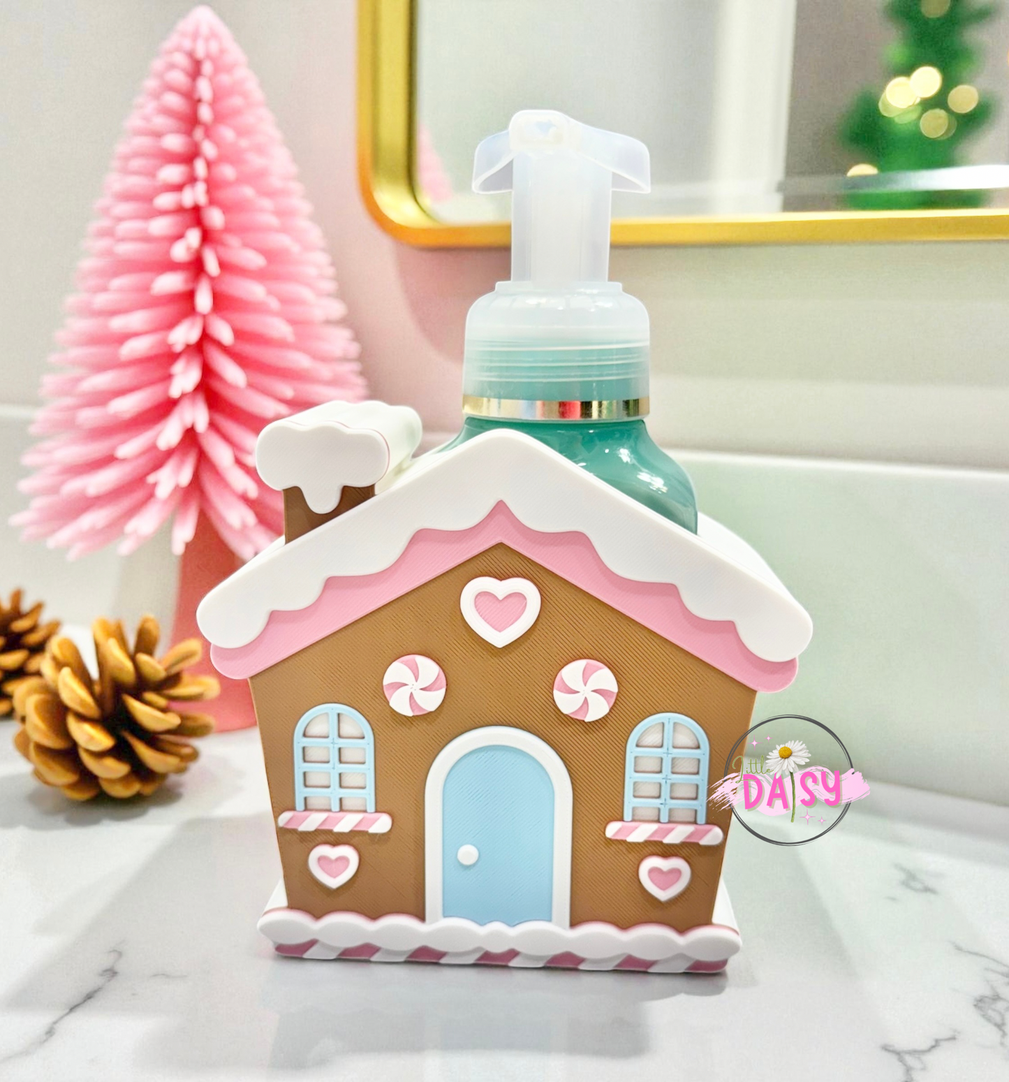 Gingerbread house BBW Soap Dispenser Holder