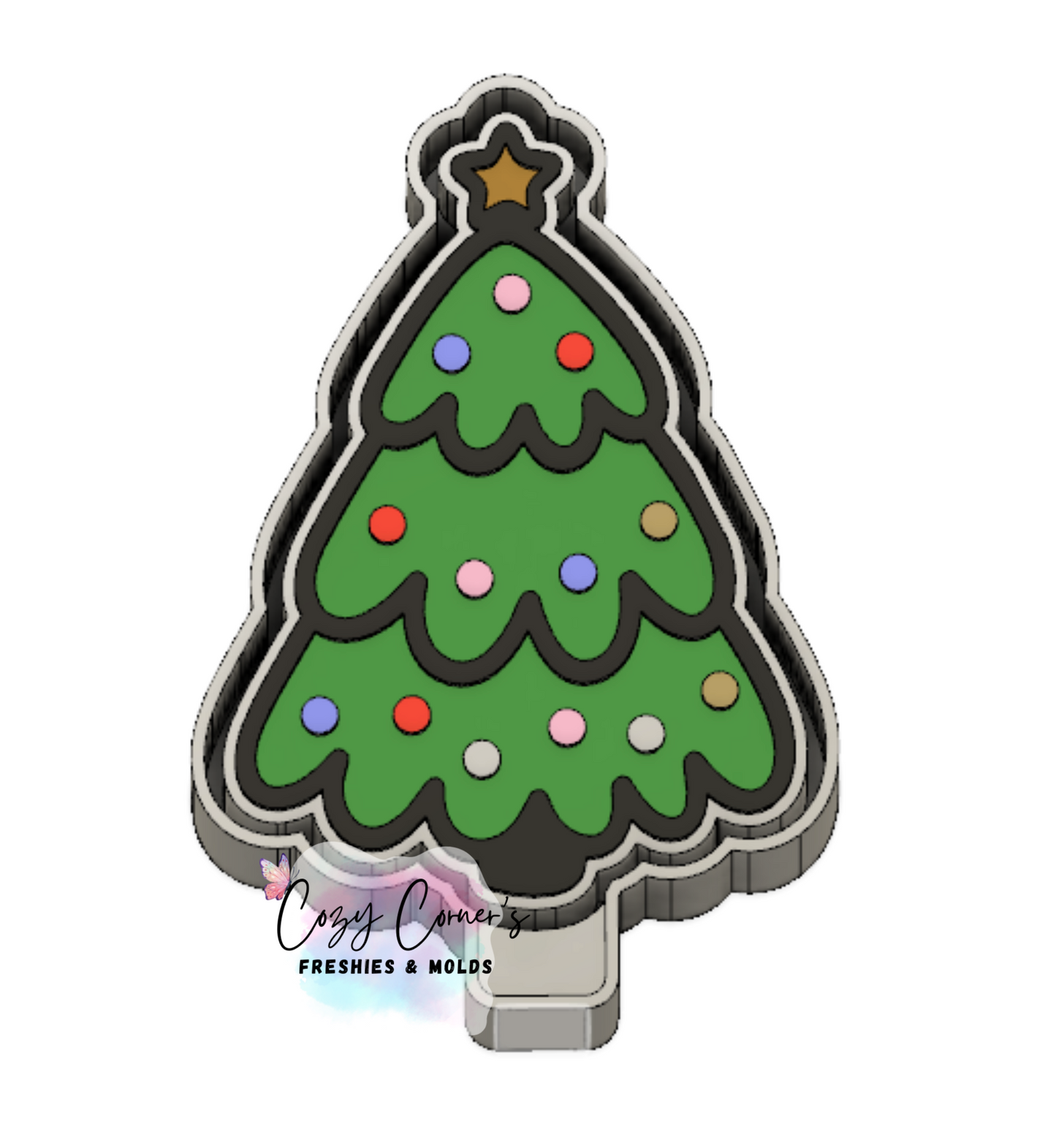 Christmas Tree freshie mold