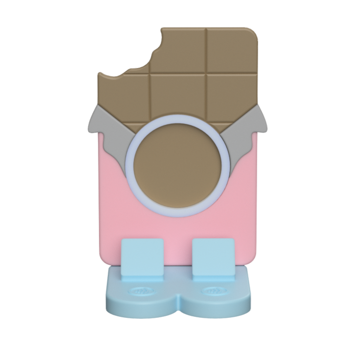 Chocolate Bar NFC Stand- 1 Frame- (Design your NFC stand- You Choose base type)