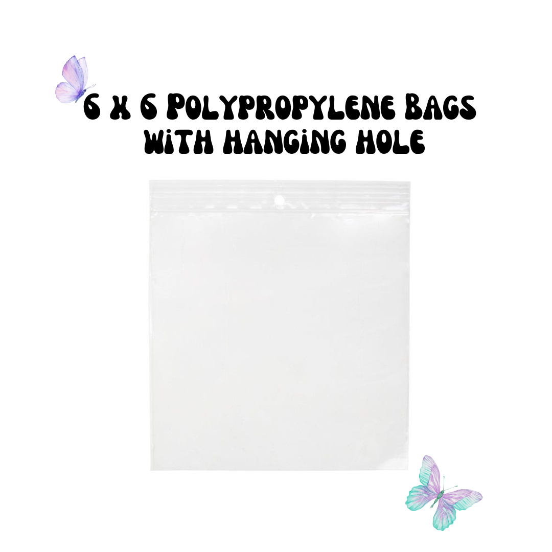 6x6 Polypropylene Bags 100 Pack