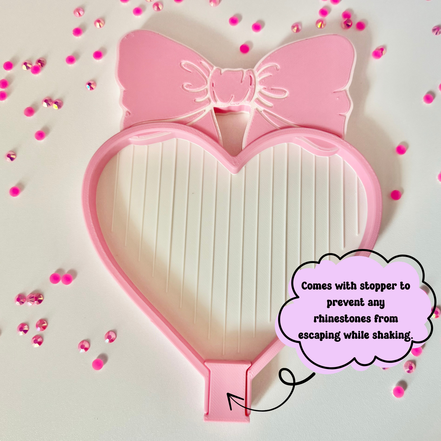 Bow Rhinestone Tray