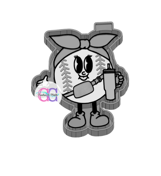 Boujee Baseball Freshie Mold