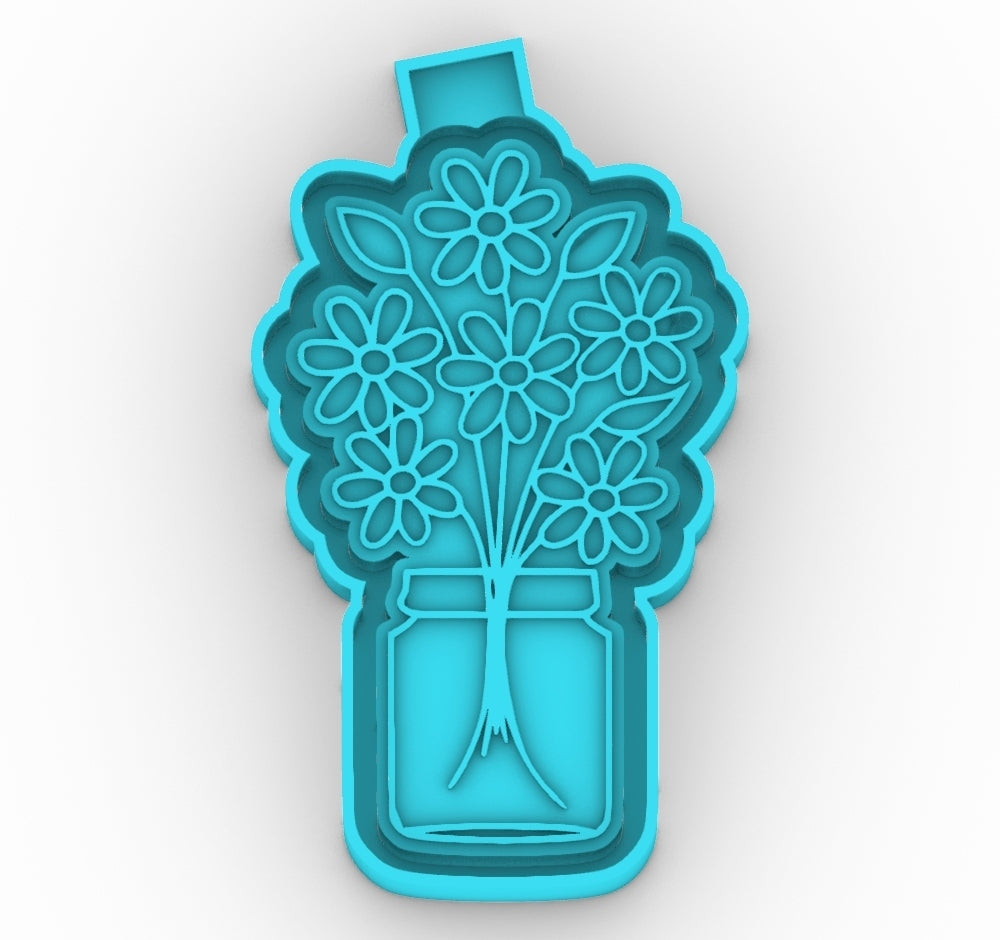 Flower jar Freshie mold