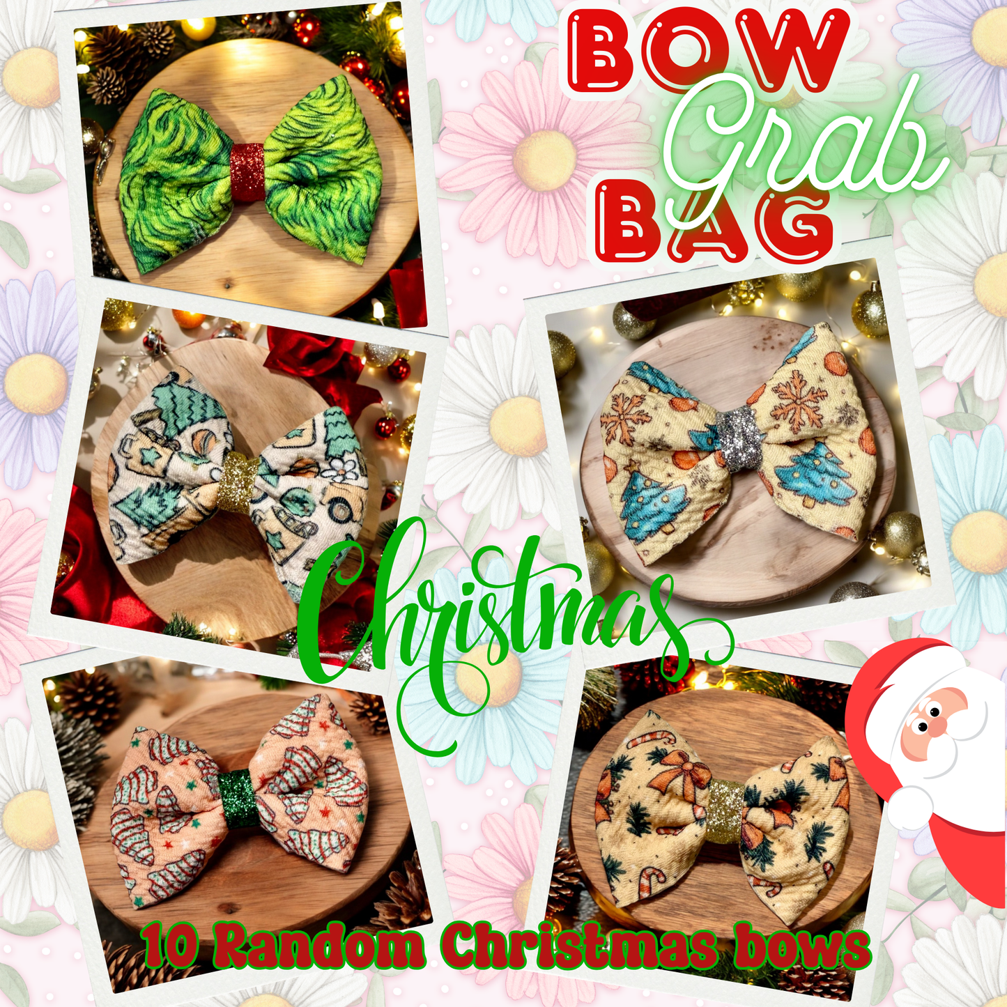 Christmas/Winter bow grab bag