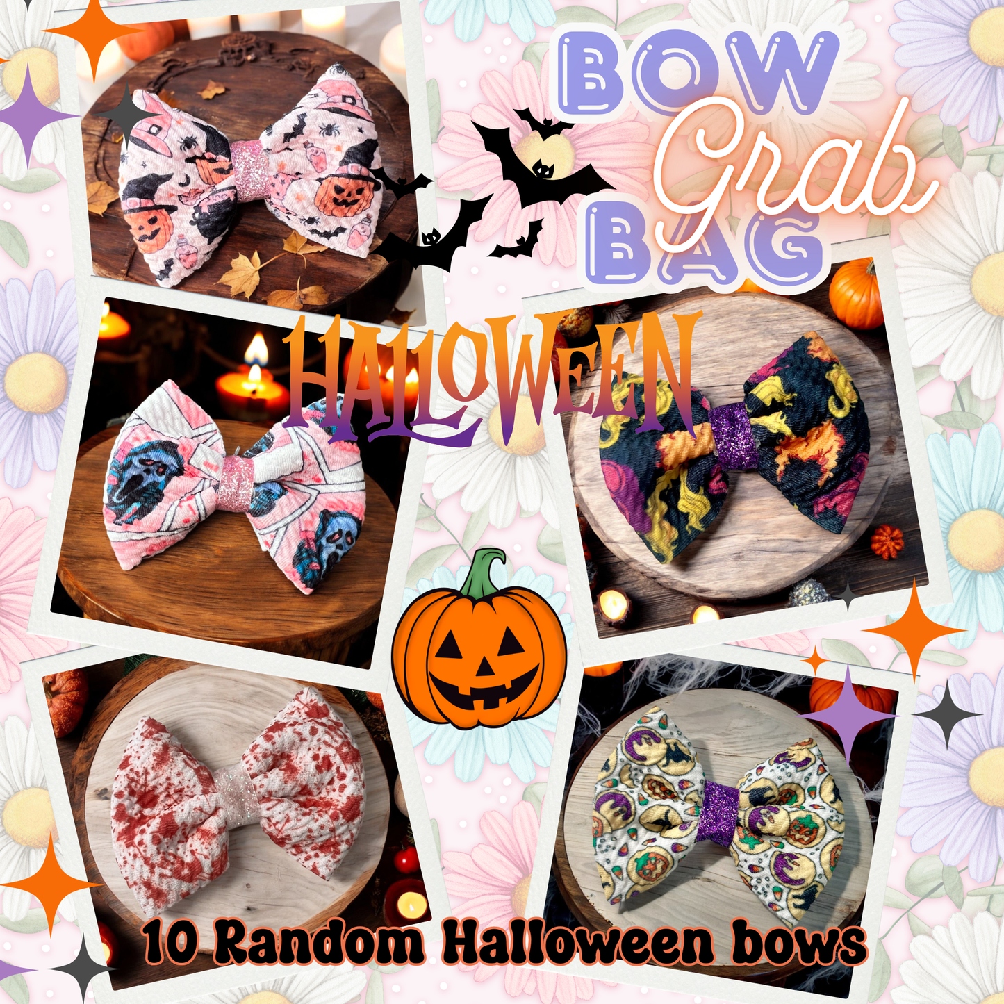 Halloween bow grab bag