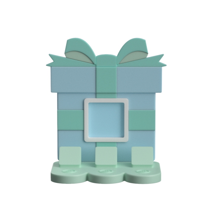 Gift NFC Stand- 1 Frame/square- (Design your NFC stand- You Choose base type)