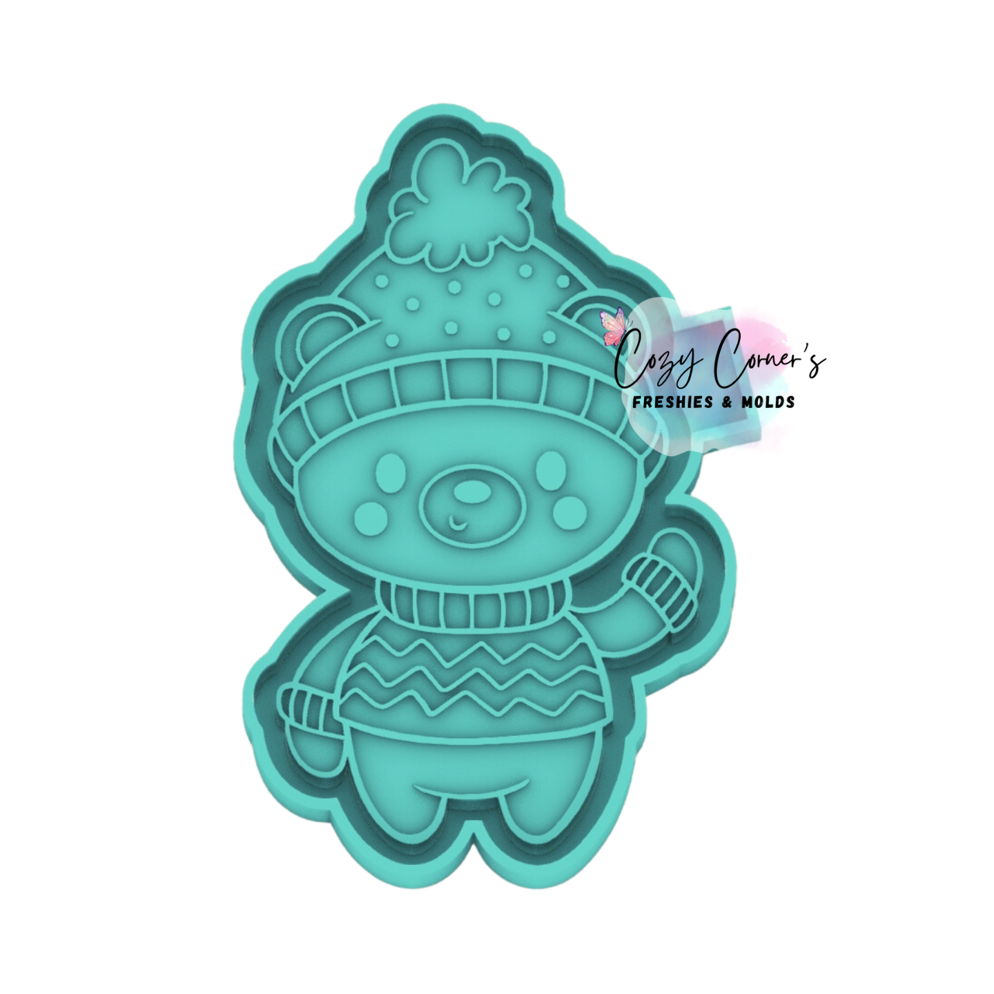 Christmas Bear freshie mold
