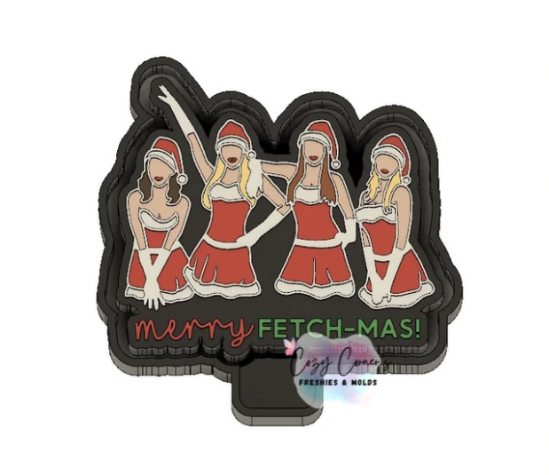 Merry Fetchmas freshie mold (VIP)