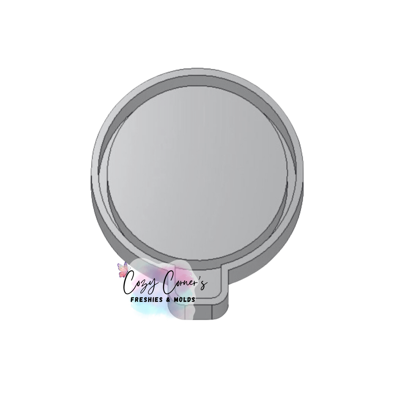 Round Cardstock Freshie Mold (3.5”)