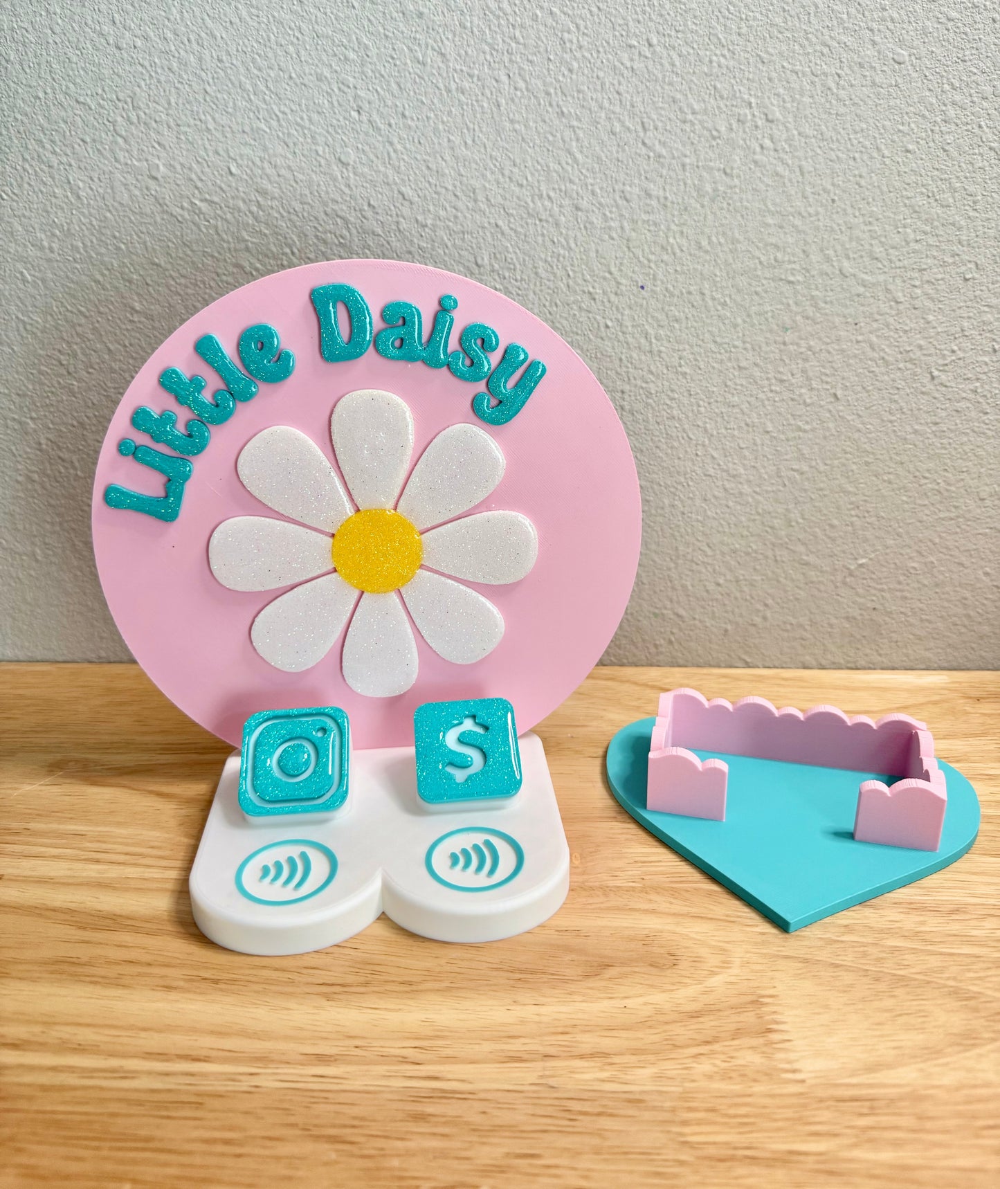 Round Detachable NFC Stand (up to 4 NFC spots on the base)