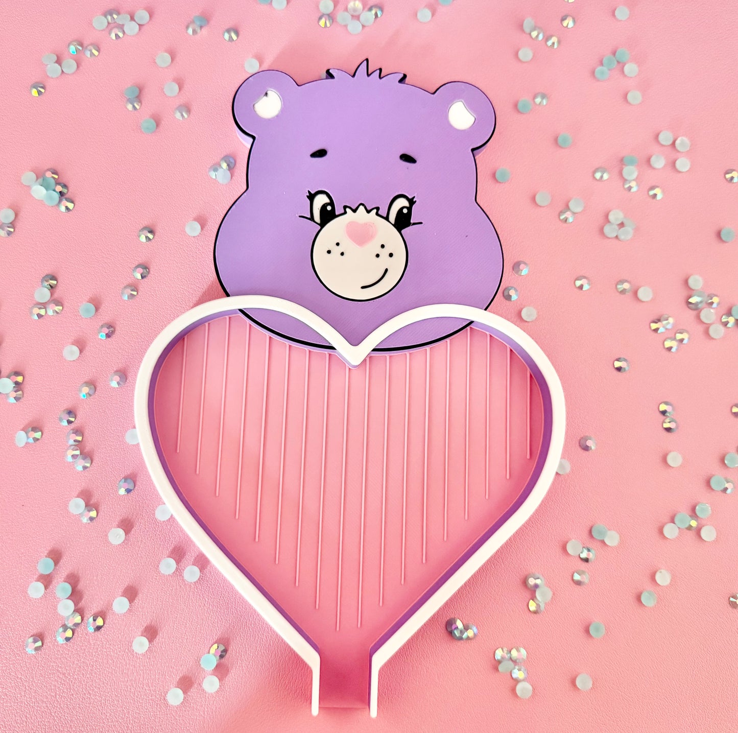 Cute Bear Rhinestone Tray