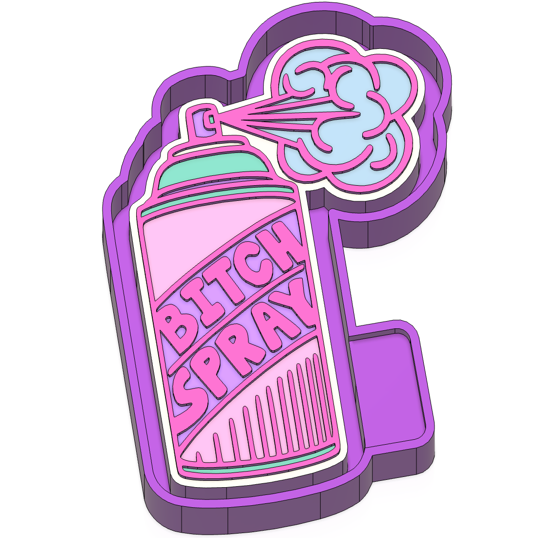 Bitch Spray Freshie Mold