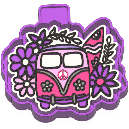 Groovy Summer Freshie mold