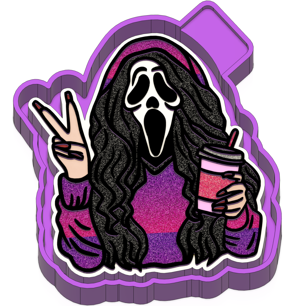 Halloween Girl Freshie mold