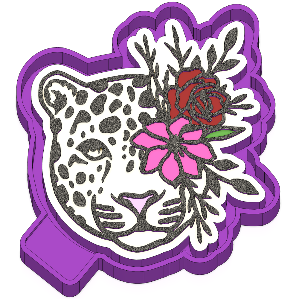 Leopard Freshie mold
