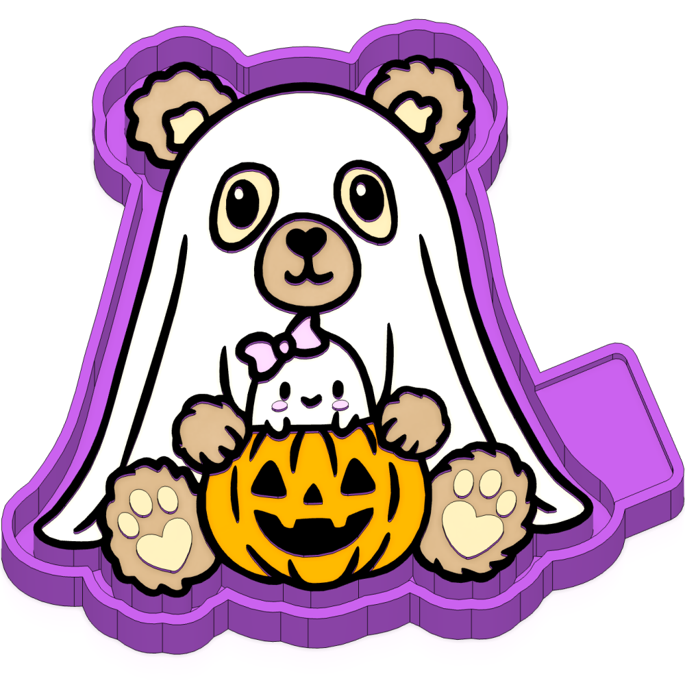 Bear Ghost Freshie mold