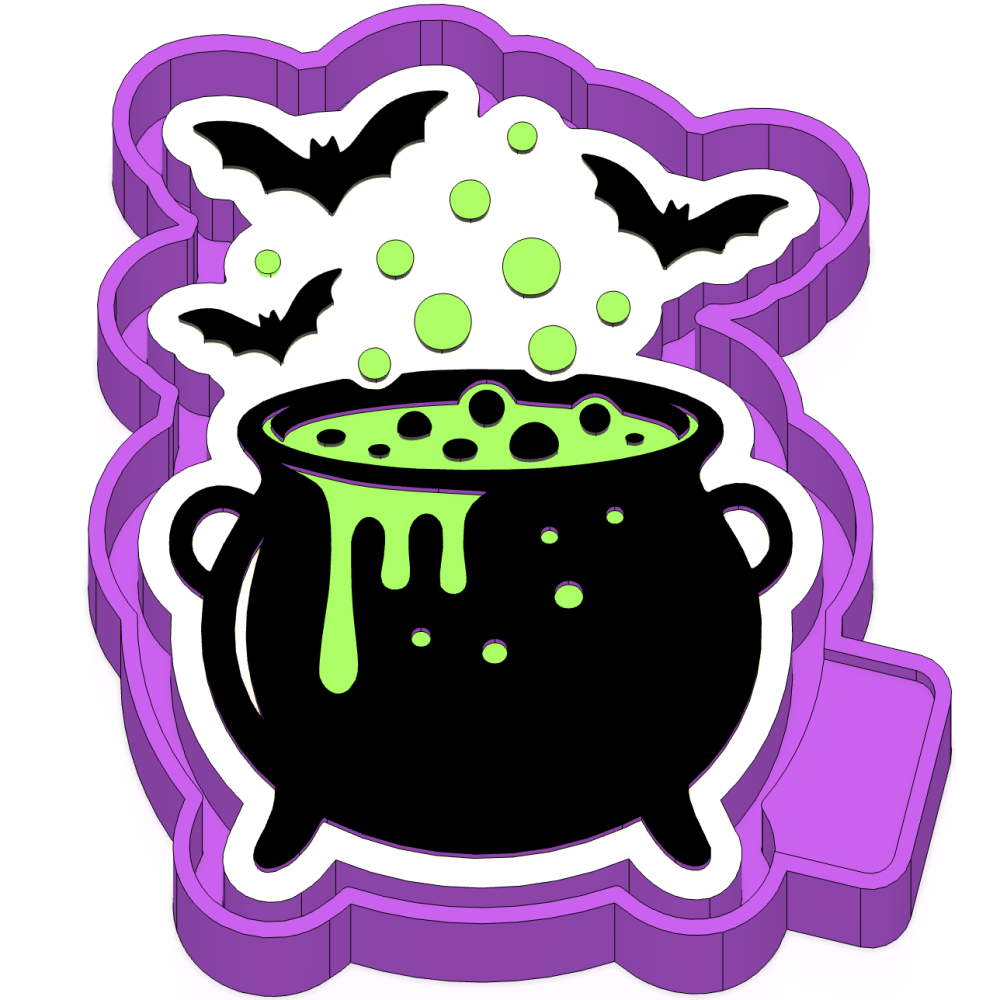 cauldron Freshie mold
