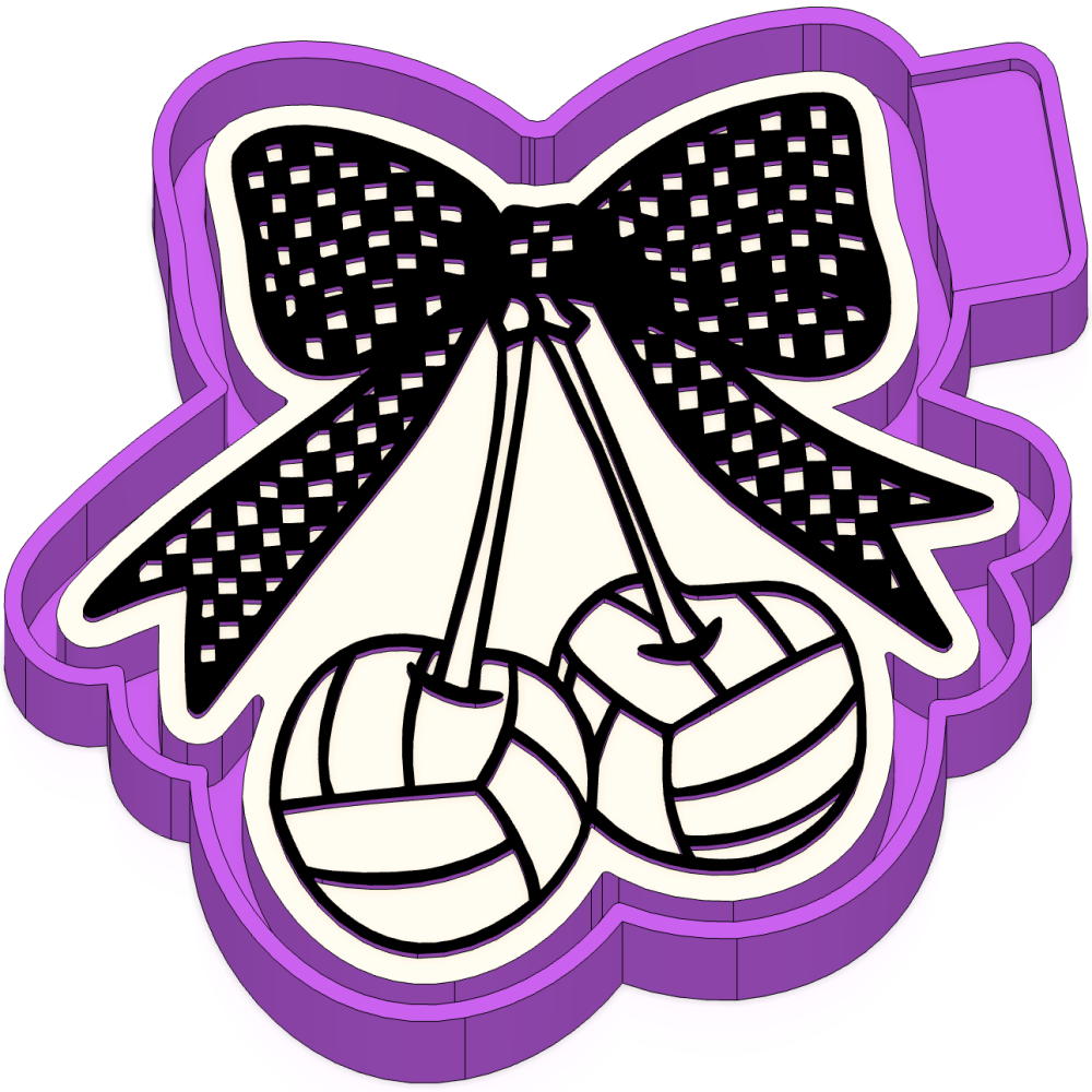 Volleyball Freshie Mold