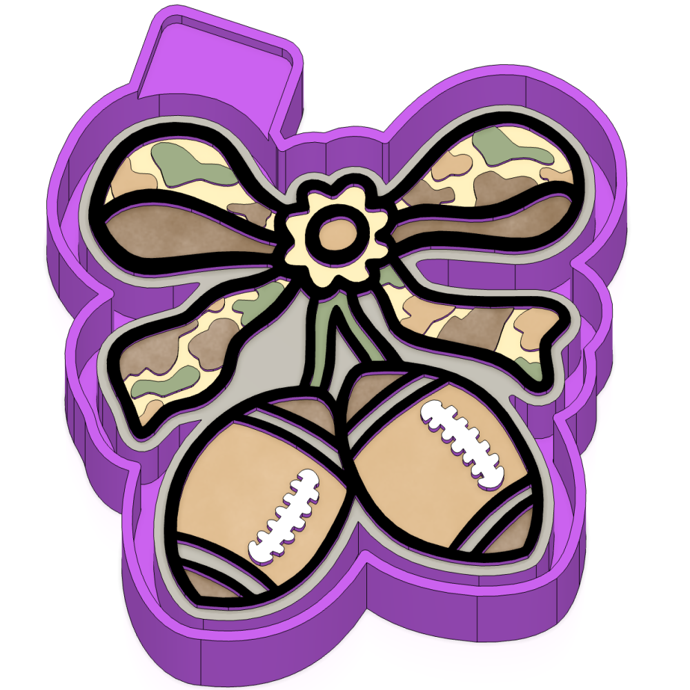 Football Freshie Mold