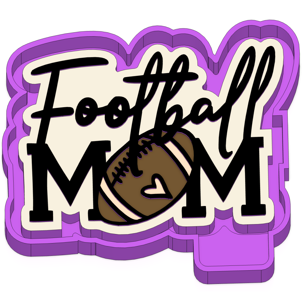 Football Mom Freshie Mold