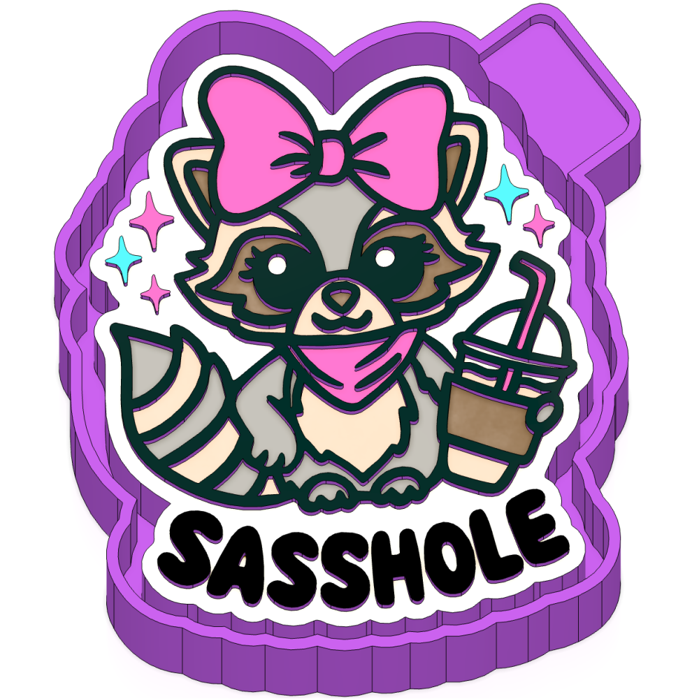 Sasshole Freshie Mold