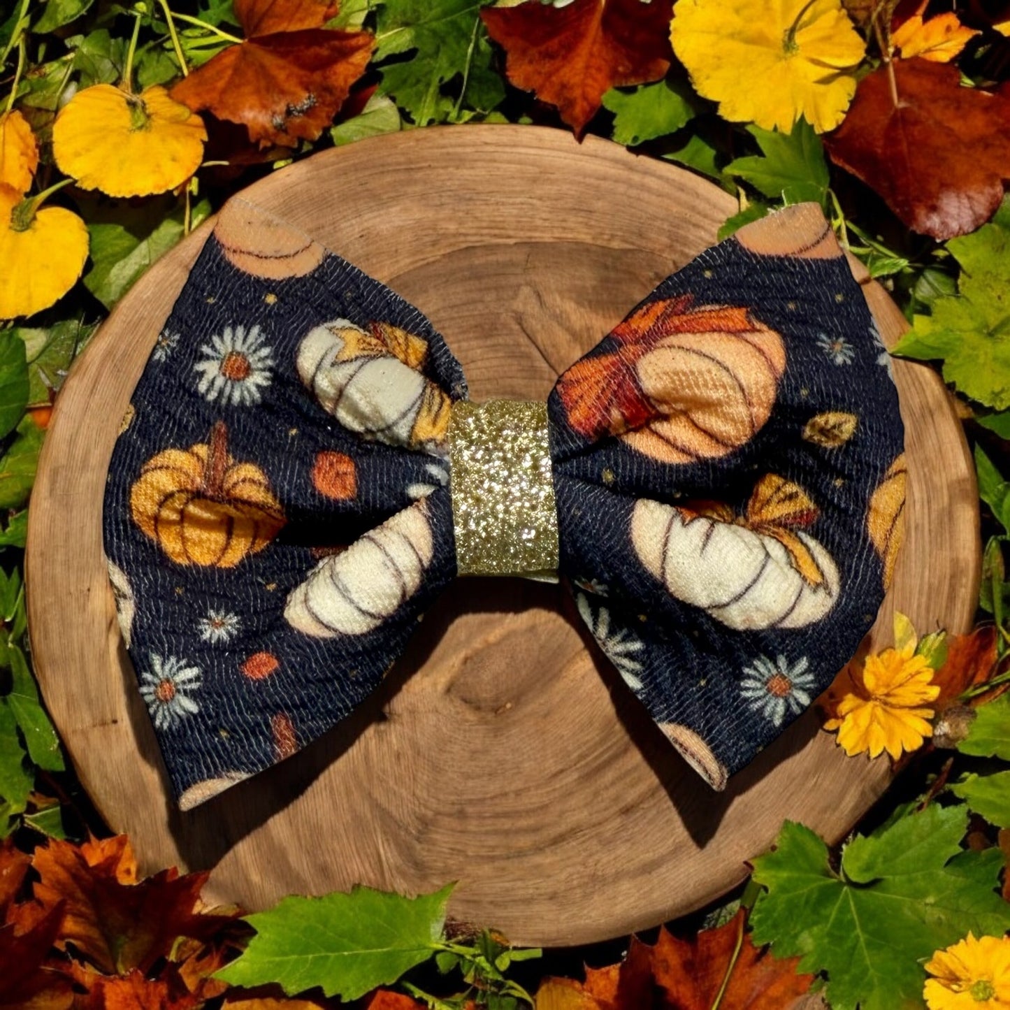Pumpkins Fall Freshie Bow