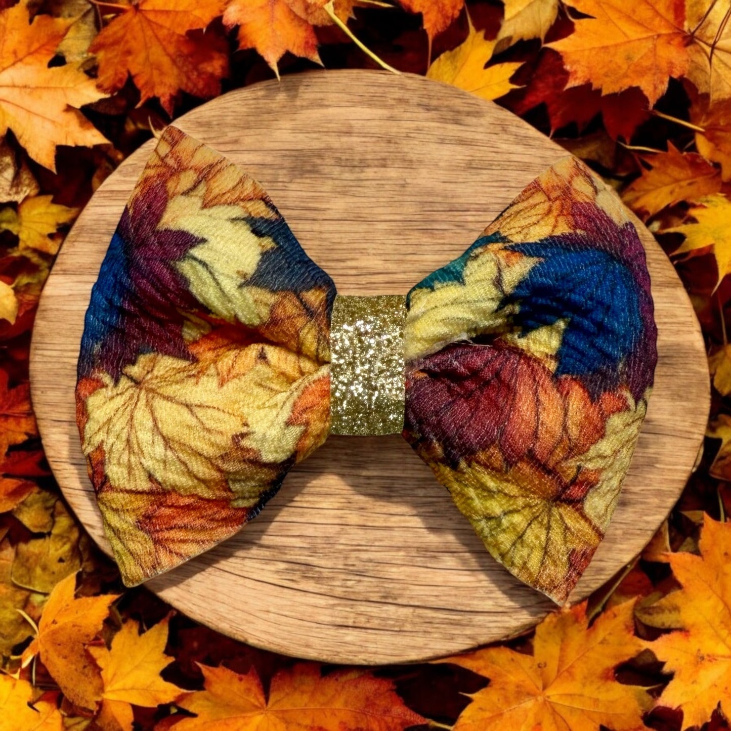 Fall leaves Freshie Bow