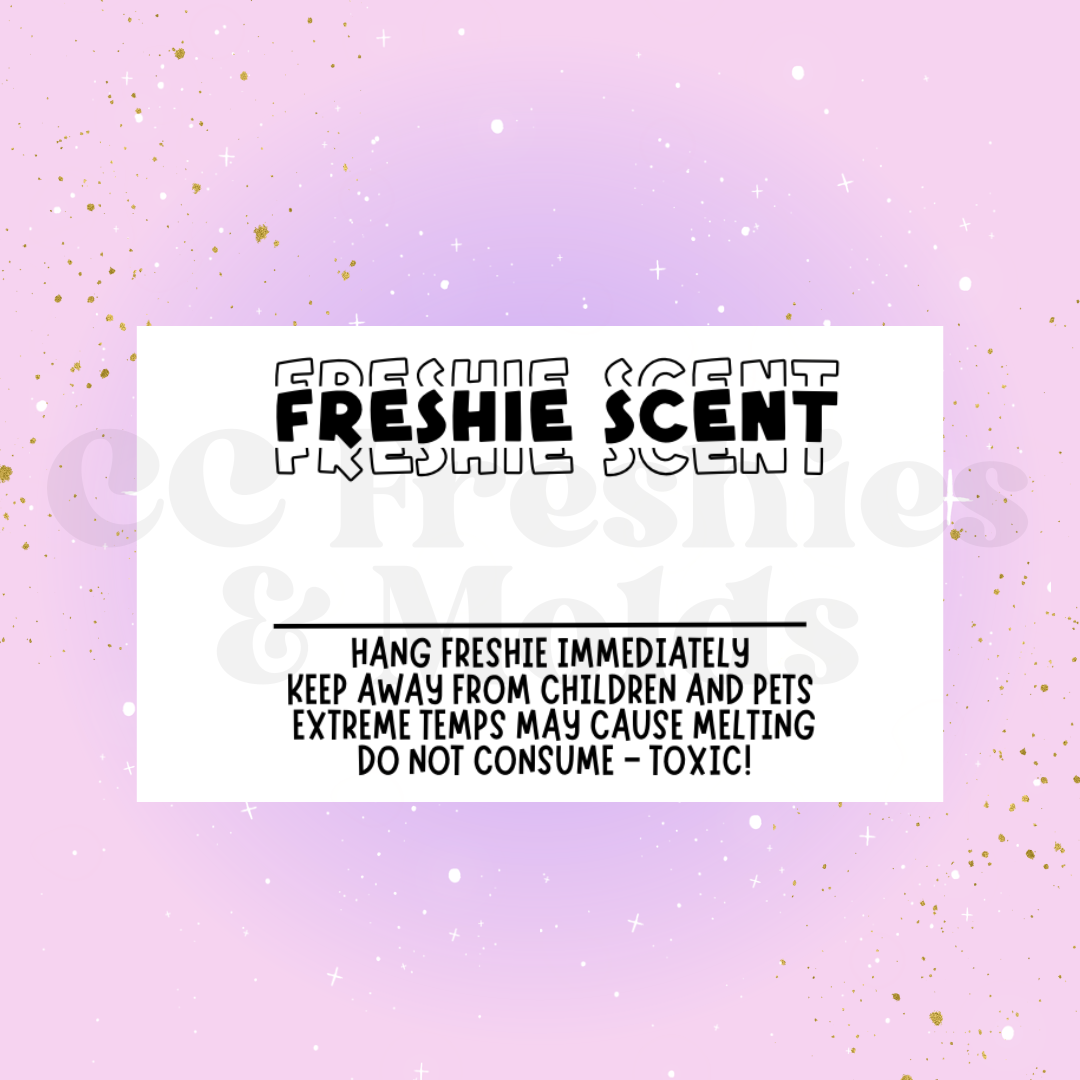 Freshie Scent Label Sticker